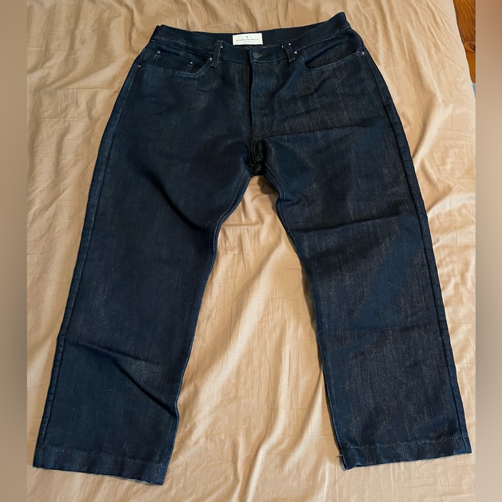 Imogene and Willie x Uncrate Wayne Enterprises Kevlar jeans
